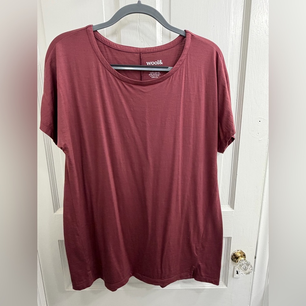 Wool& Jade Tunic Mauve